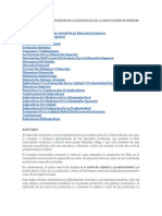 CALIDAD Y PRODUCTIVIDAD EN LA DOCENCIA DE LA EDUCACIÓN SUPERIOR DE CHILE