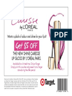 Get $5 OFF: The New Shine Caresse Lip Gloss by L'Oréal Paris