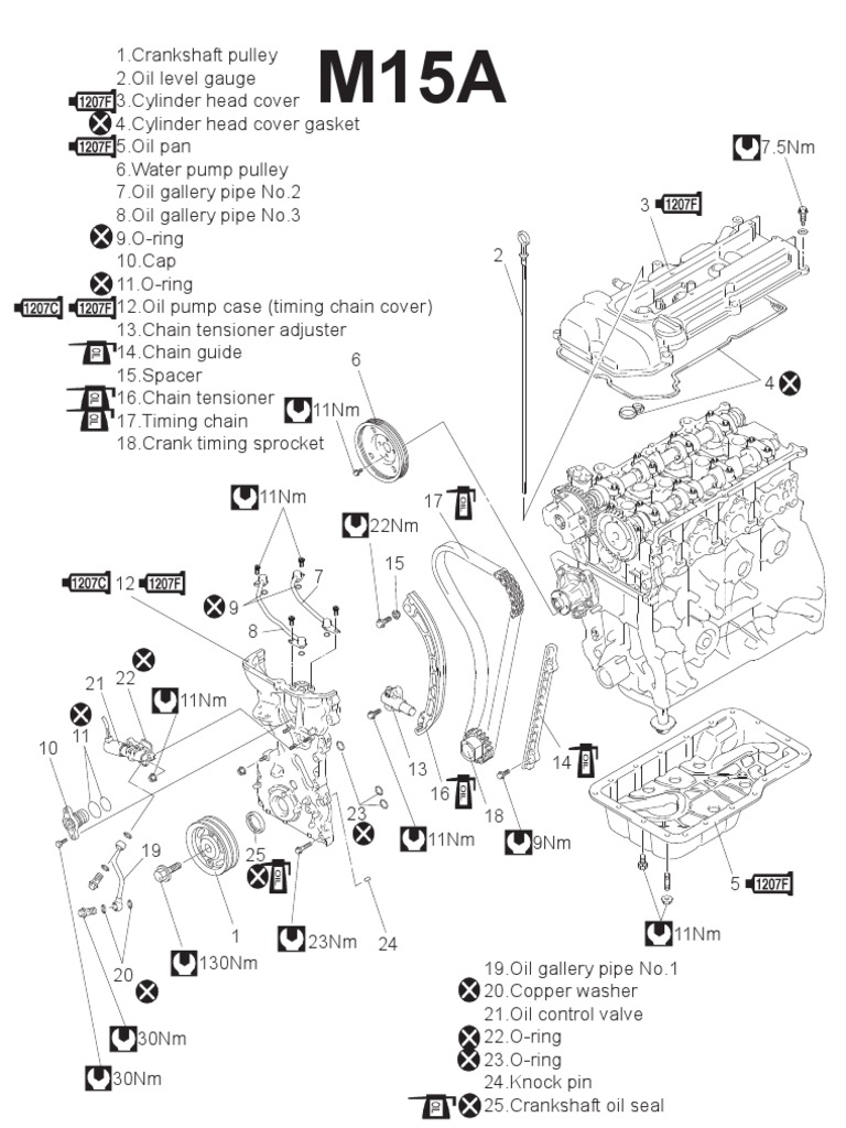 M15a fxe двигатель