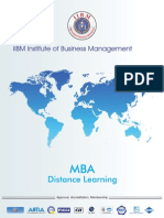 Iibm Mba Prospectus