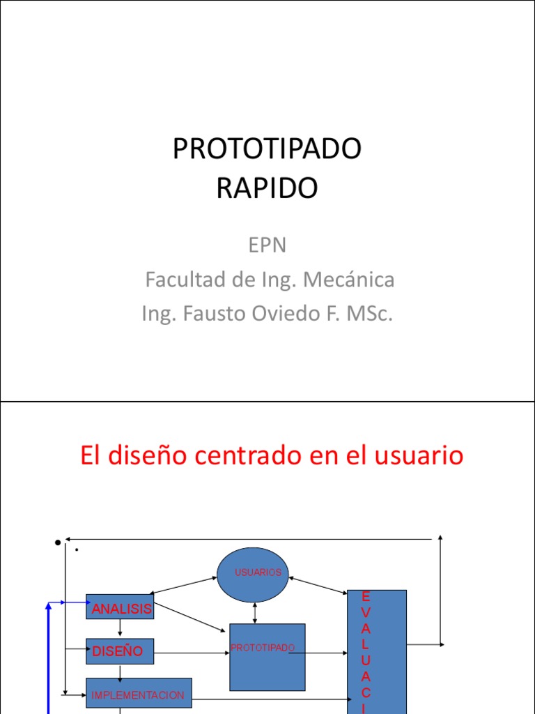 Prototipado Rápido: Técnicas y Usos | PDF | Usabilidad | Calidad ...