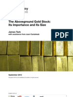 The Aboveground Gold Stock