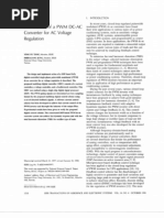 Full Control of A PWM DCAC Converter For AC Voltage Regulation