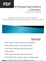 Funcionamento de uma Associacao de Agro-Pecuaria