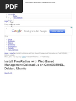 Download Install FreeRadius With Daloradius on CentOS_RHEL Debian Ubuntu by narara SN145617810 doc pdf