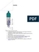 Glass Electrode. Construction: M Silver Chloride Electrode Calomel Electrode