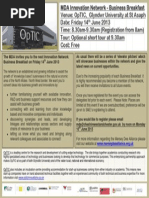 MDA Innovation Network Invitation - June