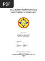 Download Upaya Meningkatkan Kinerja Pegawai Negeri Sipil Dinas Tenaga Kerja Kota X Melalui Pendidikan Dan Pelatihan by Ary Wibwo SAputra SN145625407 doc pdf