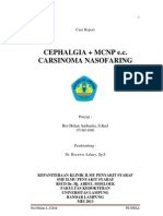 CASE REPORT CEPHALGIA + MCNP E.C. CARSINOMA NASOFARING