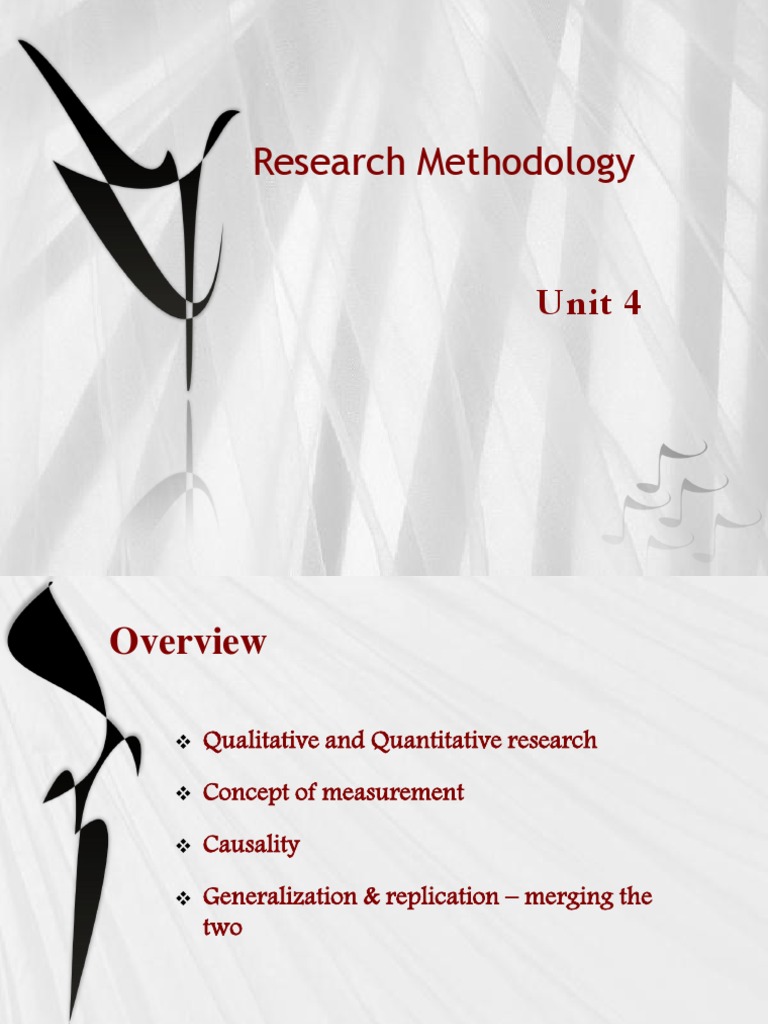Research Methodology: Unit 4 | PDF | Level Of Measurement | Survey ...