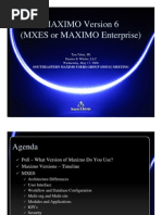 MAXIMO Version 6 (MXES or MAXIMO Enterprise) : Southeastern Maximo Users Group (Smug) Meeting