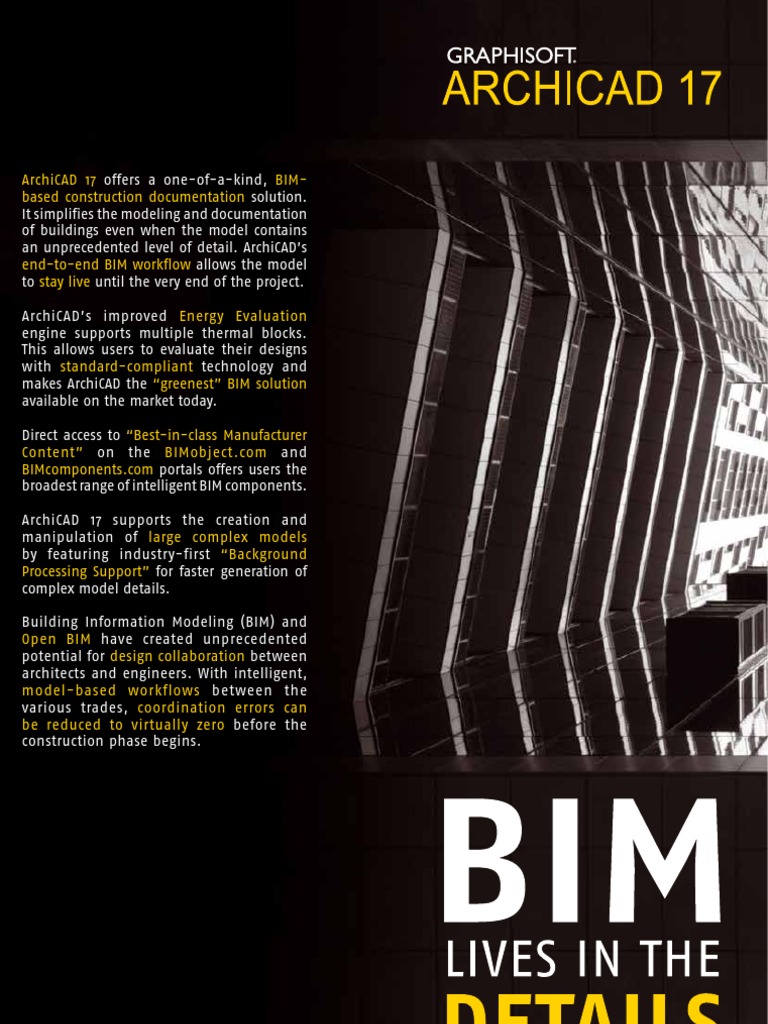 General ArchiCAD Brochure PDF | PDF | Building Information Modeling | 3 ...