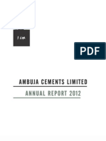 Ambuja Cements Annual Report CY12