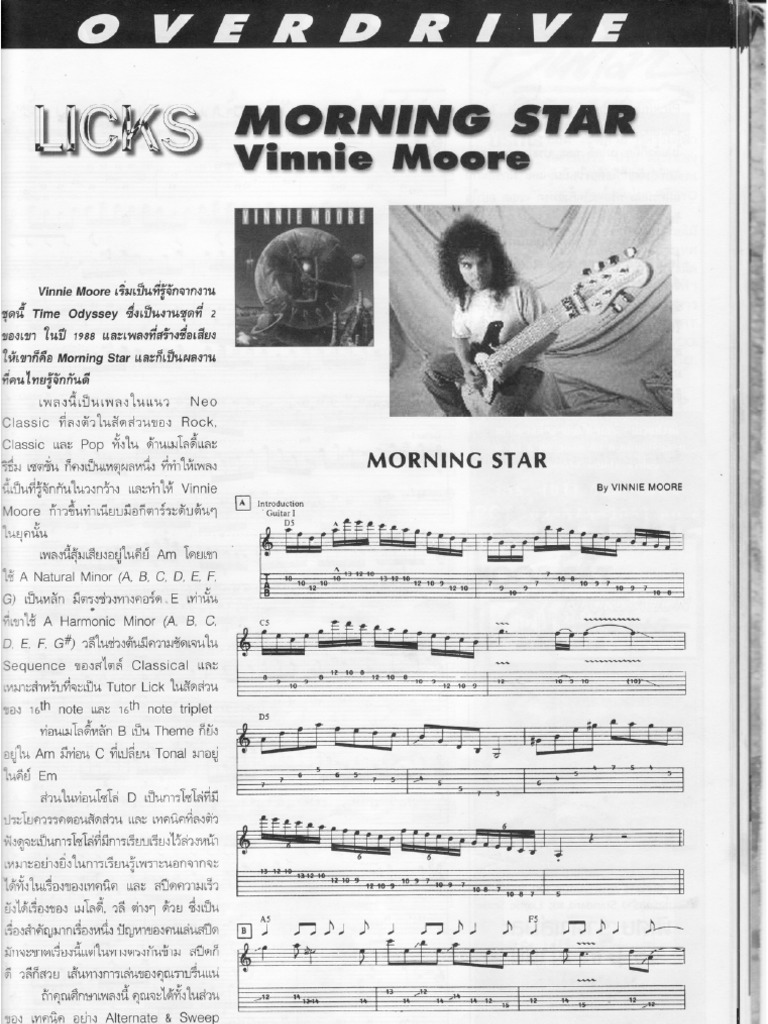 Vinnie Moore バンドスコア ヴィニームーア マインズアイ