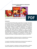 Manual de Taller de Fortalecimiento de Habilidades Parentales