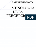 Merleau Ponty Maurice - Fenomenologia de La Percepcion