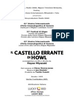 Il Castello Errante Di Howl-Pressbook Ital