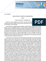 Caderno de Noticias - Redaçao - Reduçao A Maioridade Penal