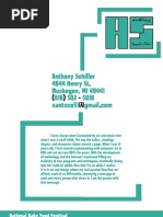Anthony Schillers Portfolio
