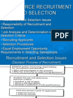 9 - Sales Force Recruitment and Selection