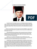 Descriptive Text About Habibie