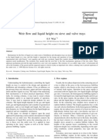 Wijn, Weir Flow and Liquid Height On Sieve and Valve Trays 1998