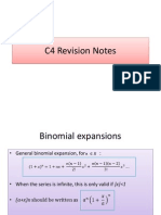 C4 Revision Maths Physics Notes