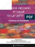 Color en Las Artes 2012 E-Libro Índice y Prólogo