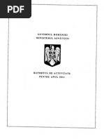 Raport de Activitate Pentru Anul 2011
