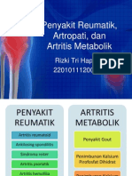 Penyakit Reumatik, Artritis, dan Gangguan Sendi