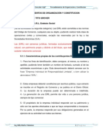 Procedimientos de Organizacion y Constitucion