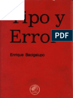 Tipo y Error - Enrique Bacigalupo