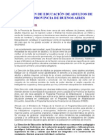 Direccion de Educacion de Adultos de La Provincia de Buenos Aires