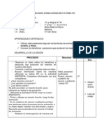 Sesiones de Aprendizaje Integrando Las Xo Alicia Alberca Fe y Alegrc3ada Nc2ba 34 Chorrillos