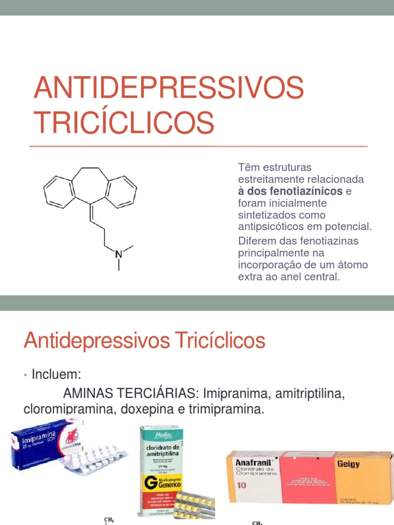 Antidepressivos Tricíclicos Pdf Antidepressivo Serotonina