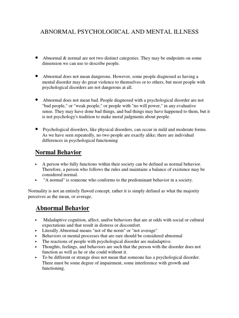 Understanding Psychological Disorders | PDF | Mental Disorder ...