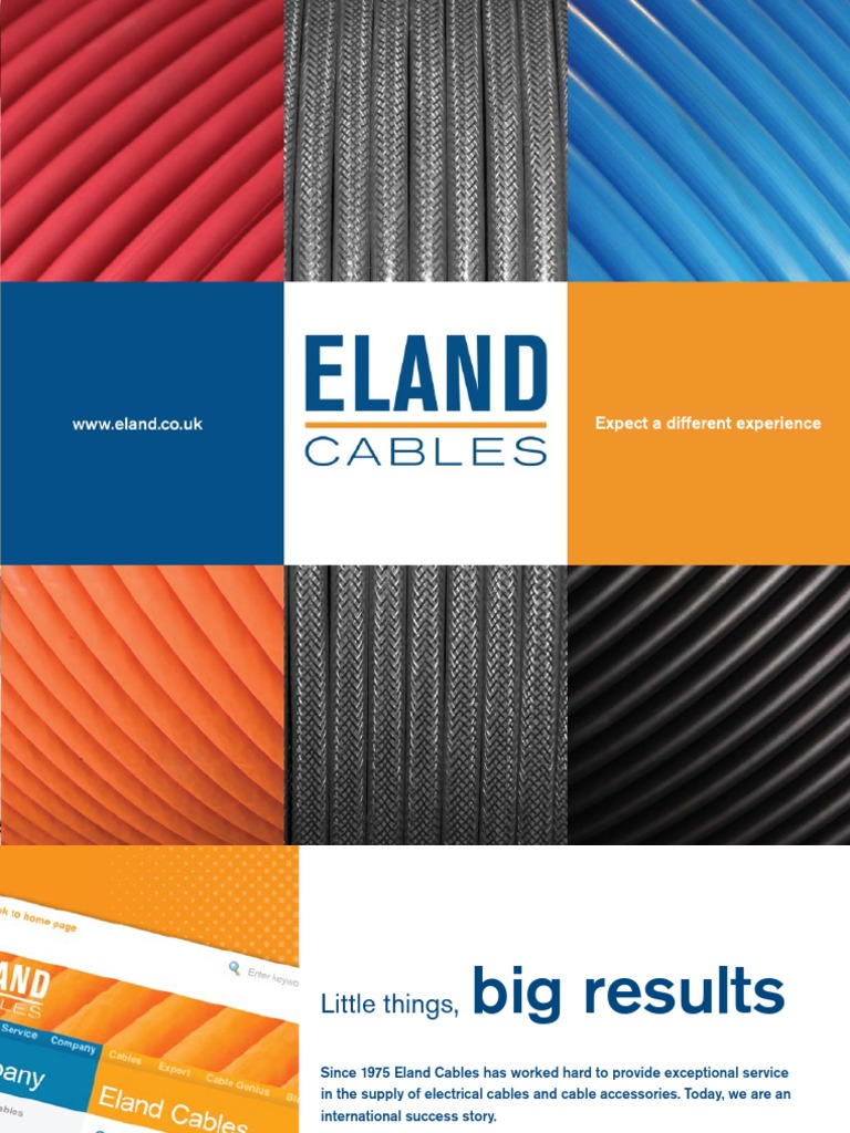 Eland Cables Company PDF Supply Chain Iso 9000