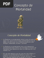 Concepto de Mortalidad
