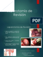 Revisión laparotomía cáncer ovario