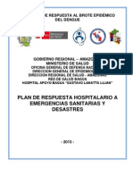 Plan Respuesta Hospitalaria A Emergencias Sanitarias y Desastres