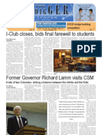 I-Club Closes, Bids Final Farewell To Students: Former Governor Richard Lamm Visits CSM