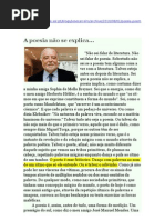 A Poesia Nao Se Explica