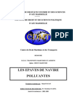 Les épaves de navires polluantes