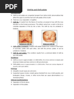 Cleft Lip and Cleft Palate