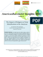 The Impact of Religion On Party Identification in The Americas