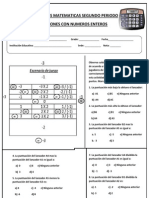 Actividad Con Numeros Enteros Septimo