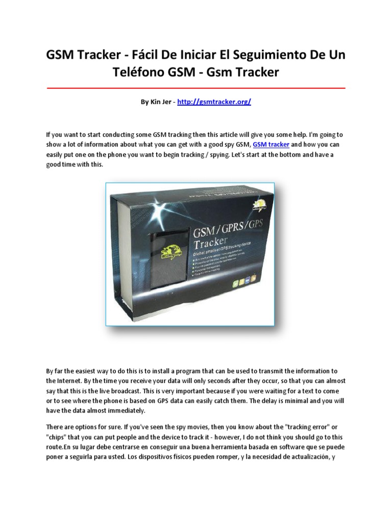 GSM Tracker | PDF | Computers