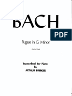 Bach Prelude in G Minos Piano Solo