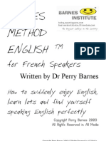 English for French Speakers @ Barnes Method English Méthode Barnes Anglais