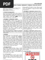 Roteiro Para Bordas e Figuras